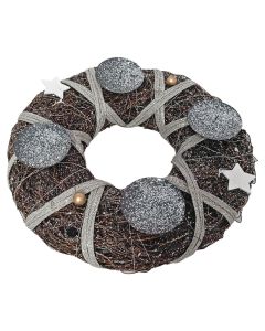 ***Adventski venac 30 cm prirodan