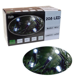 208L LED Lampica, bele, 8 funk