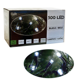 300L LED Lampica, bele, 8 funk